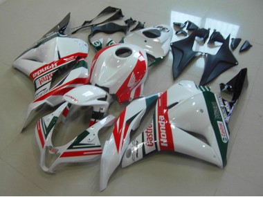 Carenado Moto Honda CBR600RR 2009-2012 - Blanco Rojo Verde Castrol