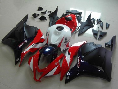 Carenado Moto Honda CBR600RR 2009-2012 - Blanco Rojo Azul Oscuro Negro Brillante