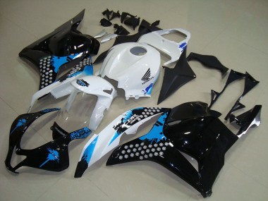 Kits Carenado Moto Honda CBR600RR 2009-2012 - Blanco Azul Negro Brillante