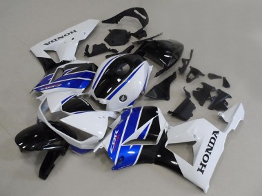 Carenado Moto Honda CBR600RR 2013-2023 - Blanco Azul Negro Brillante OEM Estilo