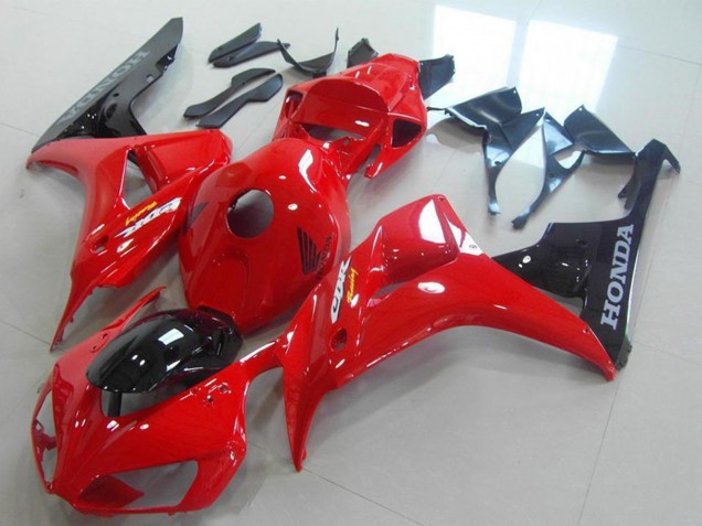 Carenados Moto Honda CBR1000RR 2006-2007 - Rojo Negro Brillante