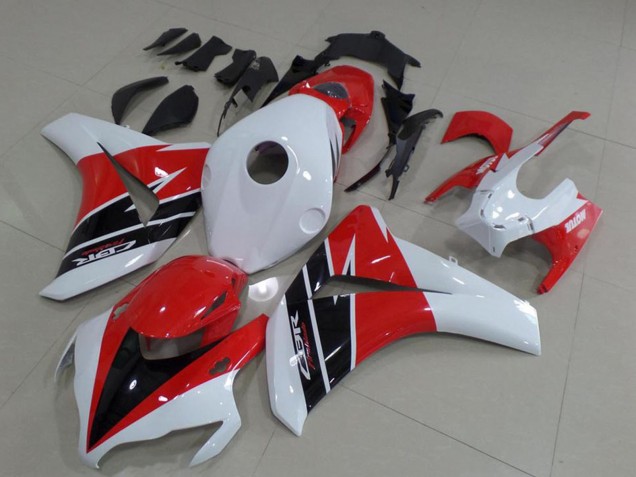 Kits Carenado Moto Honda CBR1000RR 2008-2011 - Blanco Rojo Negro Brillante