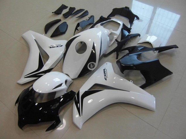 Kits Carenados Moto Honda CBR1000RR 2008-2011 - Blanco Negro Brillante