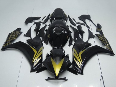 Carenado Moto Honda CBR1000RR 2012-2016 - Negro Brillante Oro