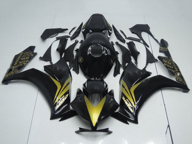 Carenado Moto Honda CBR1000RR 2012-2016 - Negro Brillante Oro