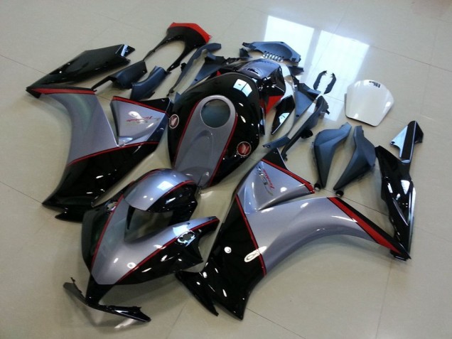 Carenado Moto Honda CBR1000RR 2012-2016 - Gris Rojo Negro Brillante