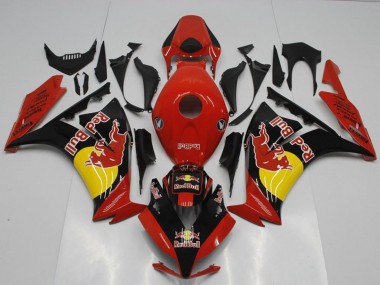 Carenado Moto Honda CBR1000RR 2012-2016 - Rojo Negro Amarillo Rojo Bull