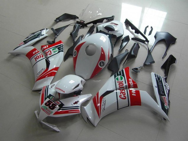 Carenado Moto Honda CBR1000RR 2012-2016 - Blanco Rojo Verde Castrol