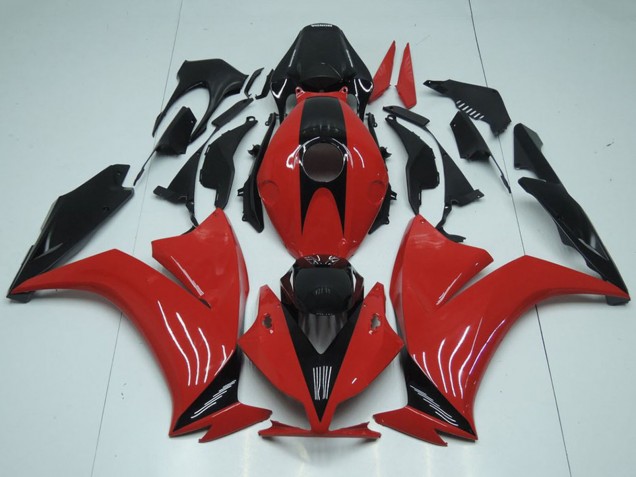 Carenado Moto Honda CBR1000RR 2012-2016 - Rojo Negro No Calcomanías