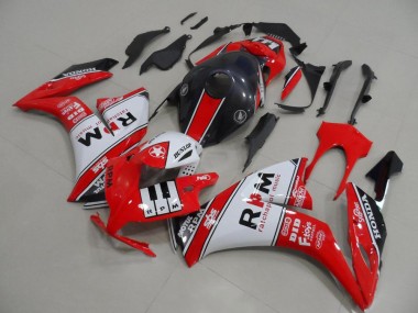 Carenado Moto Honda CBR1000RR 2012-2016 - Blanco Rojo Negro Brillante Rpm