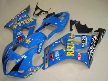 Carenado Moto Suzuki GSXR 1000 2003-2004 - Azul Oro Negro Rizla