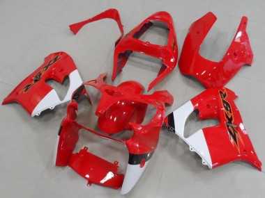 Carenado Moto Kawasaki ZX9R 2000-2001 - Rojo Blanco