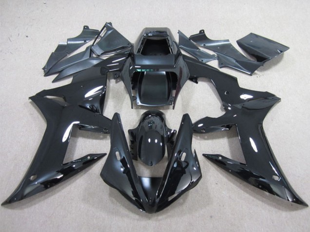 Carenado Moto Yamaha YZF R1 2002-2003 - Negro Brillante Plain