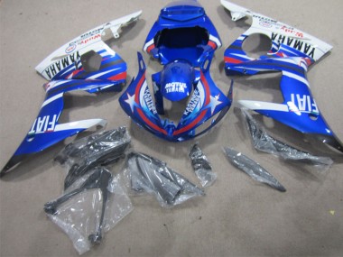 Carenado Moto Yamaha YZF R1 2002-2003 - Blanco Azul Rojo Motul Fiat
