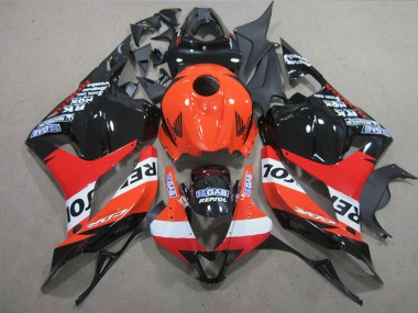 Completo Carenado Moto Honda CBR600RR 2009-2012 - Naranja Blanco Rojo Negro Brillante Repsol