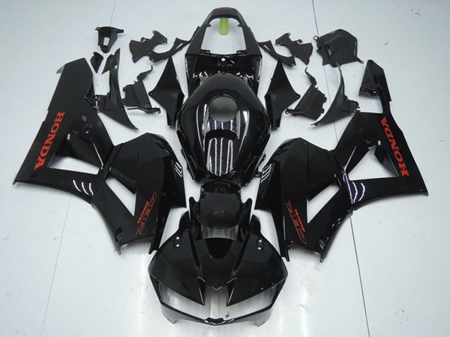 Carenado Moto Honda CBR1000RR 2012-2016 - Negro Brillante Rojo Calcomanía