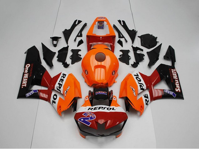 Carenado Moto Honda CBR1000RR 2012-2016 - Naranja Blanco Rojo Negro Brillante Repsol 2