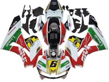 Carenado Moto Honda CBR1000RR 2012-2016 - Blanco Rojo Amarillo Verde Líneaar Viar 6