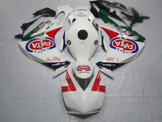 Carenado Moto Honda CBR1000RR 2012-2016 - Blanco Rojo Azul Verde PATA
