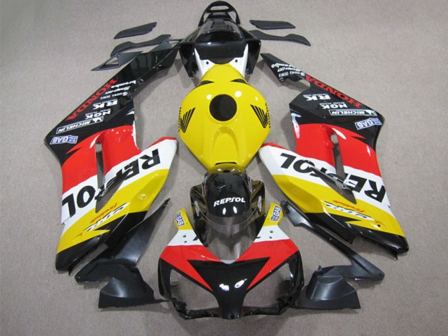 Carenados Moto Honda CBR1000RR 2004-2005 - Amarillo Blanco Rojo Negro Brillante Repsol