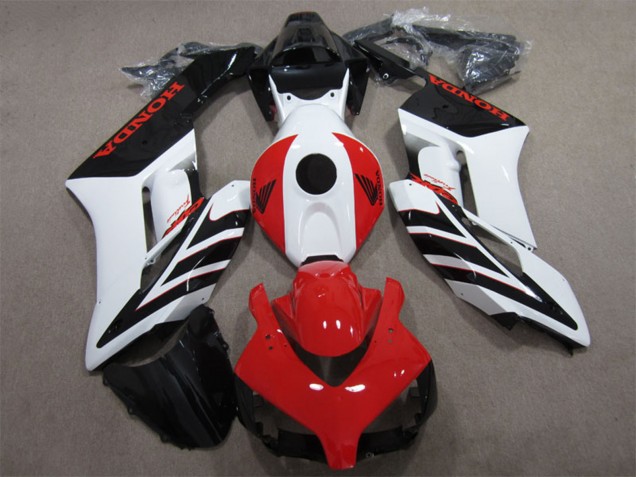 Carenados Moto Honda CBR1000RR 2004-2005 - Blanco Rojo Negro Brillante
