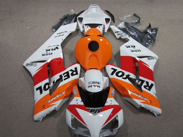Carenado Moto Honda CBR1000RR 2004-2005 - Blanco Naranja Rojo Negro Repsol