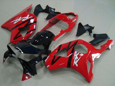 Carenado Moto Honda CBR900RR 954 2002-2003 - Rojo Negro Brillante Raya