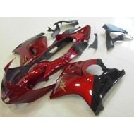 Carenado Moto Honda CBR1100XX Blackbird 1996-2007 - Rojo Caramelo Negro Brillante