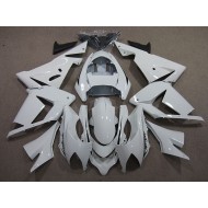 Carenado Moto Kawasaki ZX10R 2004-2005 - Blanco Negro Calcomanía