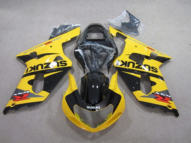 Carenado Moto Suzuki GSXR 600 2001-2003 - Amarillo Negro