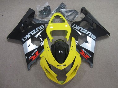 Carenado Moto Suzuki GSXR 750 2004-2005 - Amarillo Plata Negro