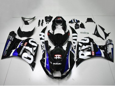 Carenado Moto Suzuki GSXR 1000 2017-2024 - Negro Blanco Azul Motul