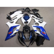 Carenados Moto Suzuki GSXR 1000 2005-2006 - Blanco Azul Negro Brillante