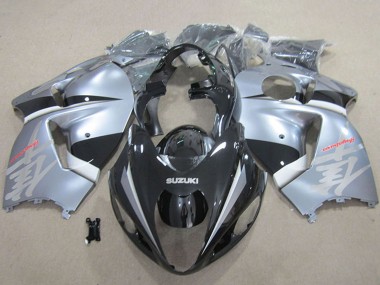 Carenado Moto Suzuki GSXR 1300 Hayabusa 1996-2007 - Negro Mate Plata