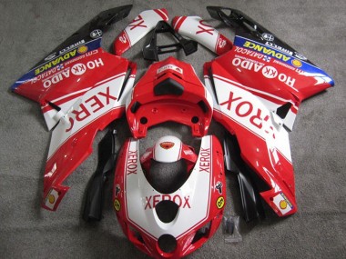 Carenado Moto Ducati 749 2005-2006 - Blanco Rojo Azul Negro Brillante Xerox
