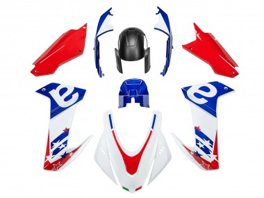 Carenados Moto Aprilia RS660 2020-2024 - Blanco Azul Rojo