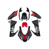 Carenado Moto Aprilia RS660 2020-2024 - Negro Rojo