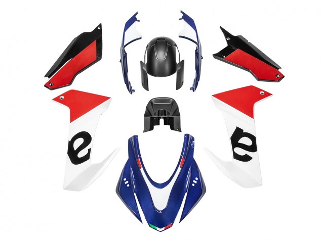 Carenado Moto Aprilia RS660 2020-2024 - Blanco Azul Rojo