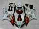 Marrón Blanco Carenado Moto Yamaha R6 06-07 Marrón Blanco Carenado Moto Yamaha R6 06-07