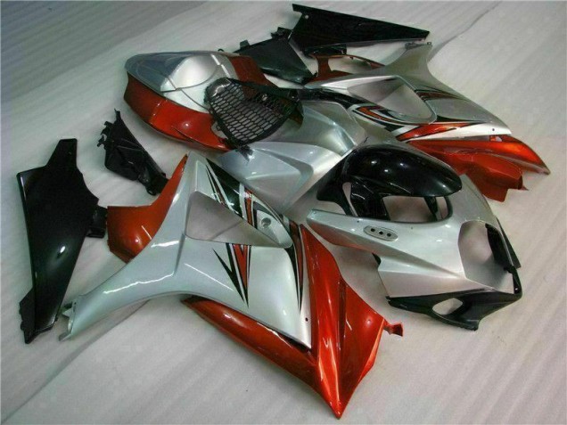 Marrón Plata Carenado Moto Suzuki GSXR 1000 K7 07-08