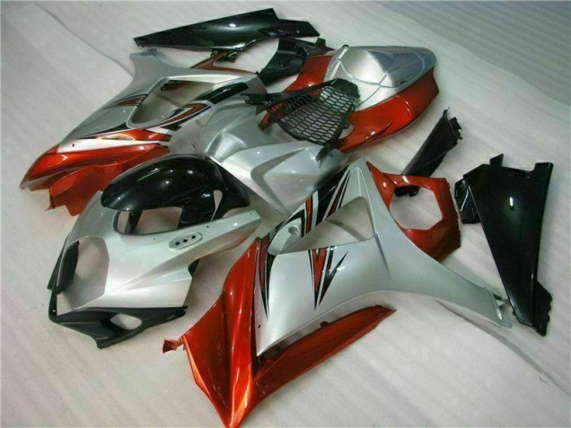 Marrón Plata Carenado Moto Suzuki GSXR 1000 K7 07-08