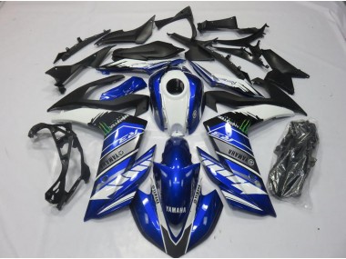 Monster Azul Carenado Moto Yamaha R3 15-22