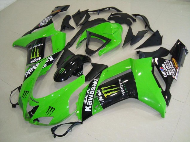 Monster Verde Carenado Moto Kawasaki ZX6R 07-08 Monster Verde Carenado Moto Kawasaki ZX6R 07-08