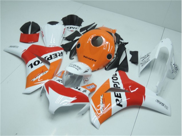 Naranja Blanco Rojo Repsol Carenado Moto Honda CBR 1000 RR 08-11 Naranja Blanco Rojo Repsol Carenado Moto Honda CBR 1000 RR 08-11