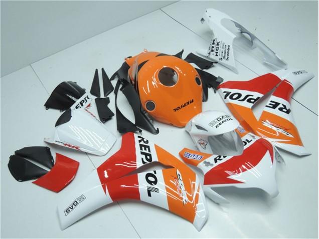 Naranja Blanco Rojo Repsol Carenado Moto Honda CBR 1000 RR 08-11 Naranja Blanco Rojo Repsol Carenado Moto Honda CBR 1000 RR 08-11