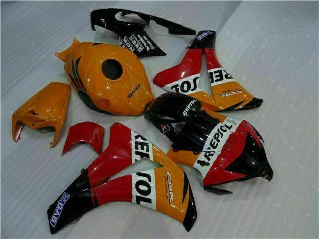 Naranja Kit ABS Carenado Motocicleta Honda CBR 1000 RR 08-11 Naranja Kit ABS Carenado Motocicleta Honda CBR 1000 RR 08-11