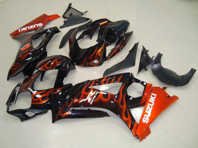 Naranja Llama Carenado Moto Suzuki GSXR 1000 K7 07-08 Naranja Llama Carenado Moto Suzuki GSXR 1000 K7 07-08