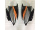 Naranja Negro ABS Moto Plástica Yamaha R6 06-07 Naranja Negro ABS Moto Plástica Yamaha R6 06-07