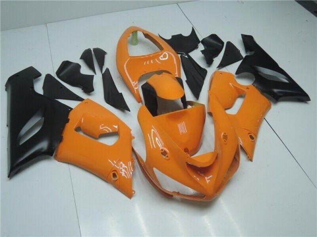 Naranja Negro Carenado Moto Kawasaki ZX6R 05-06 Naranja Negro Carenado Moto Kawasaki ZX6R 05-06