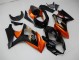 Naranja Negro Carenado Moto Suzuki GSXR 1000 K7 07-08 Naranja Negro Carenado Moto Suzuki GSXR 1000 K7 07-08